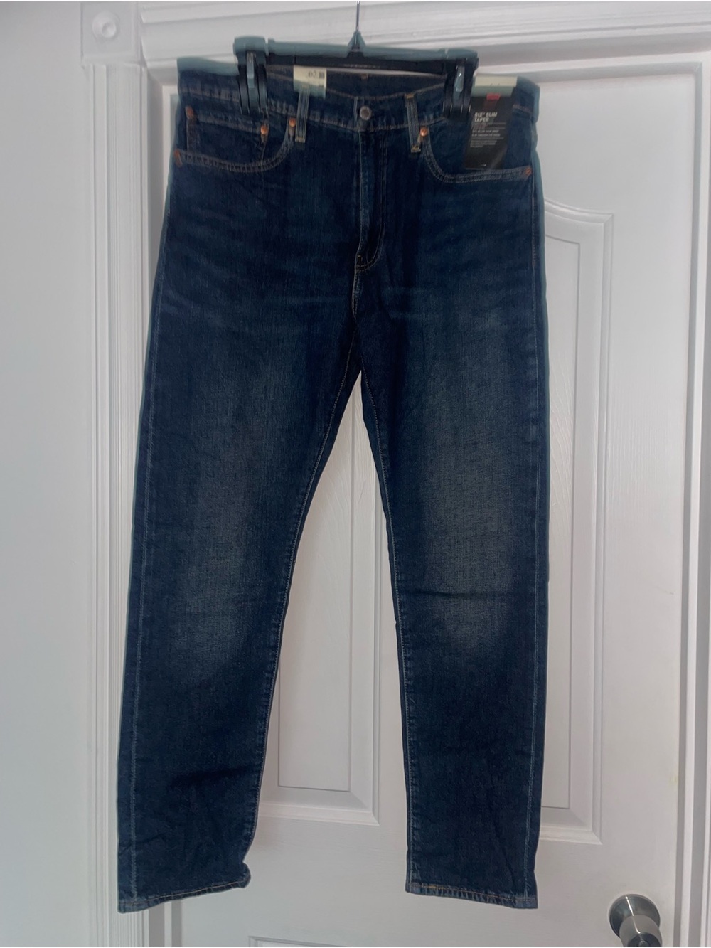 Levi's 512 Slim Taper Men’s Dark Blue Jeans Sz 34x32 NWT